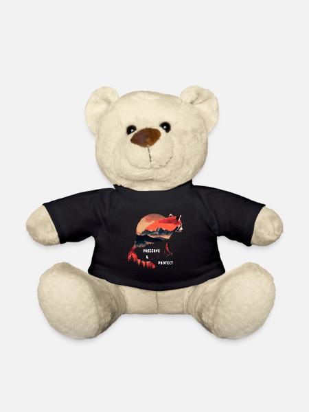 Preserve & Protect Roter Panda Katzenbär Red Panda - Teddy - Schwarz