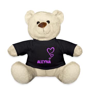 Vorname Aleyna - Teddy - Schwarz - Vorne
