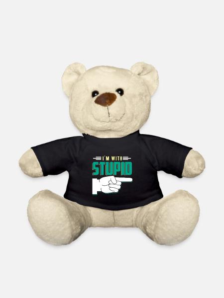 Funny quote - Teddy Bear - black