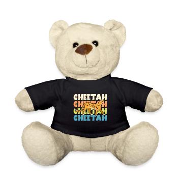 Cheetah Whisperer Wildlife Keeper - Teddy Bear - black - Front