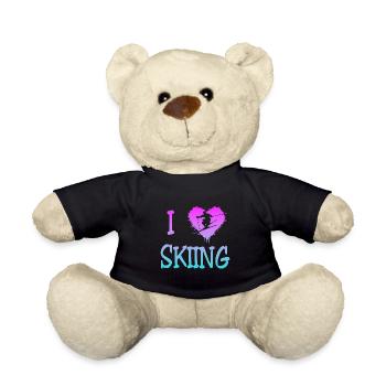 Skiing - Ski - Teddy - Schwarz - Vorne