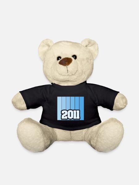 Zahl 2011 - Teddy - Schwarz