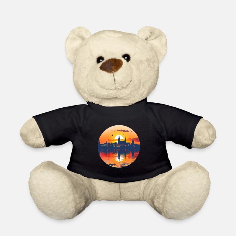 Recklinghausen Skyline - Teddy - Schwarz