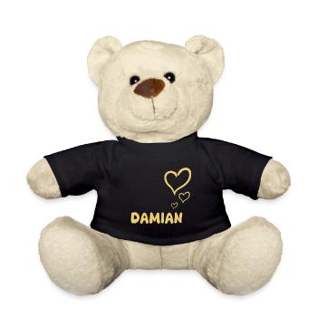 Vorname Damian - Teddy - Schwarz - Vorne