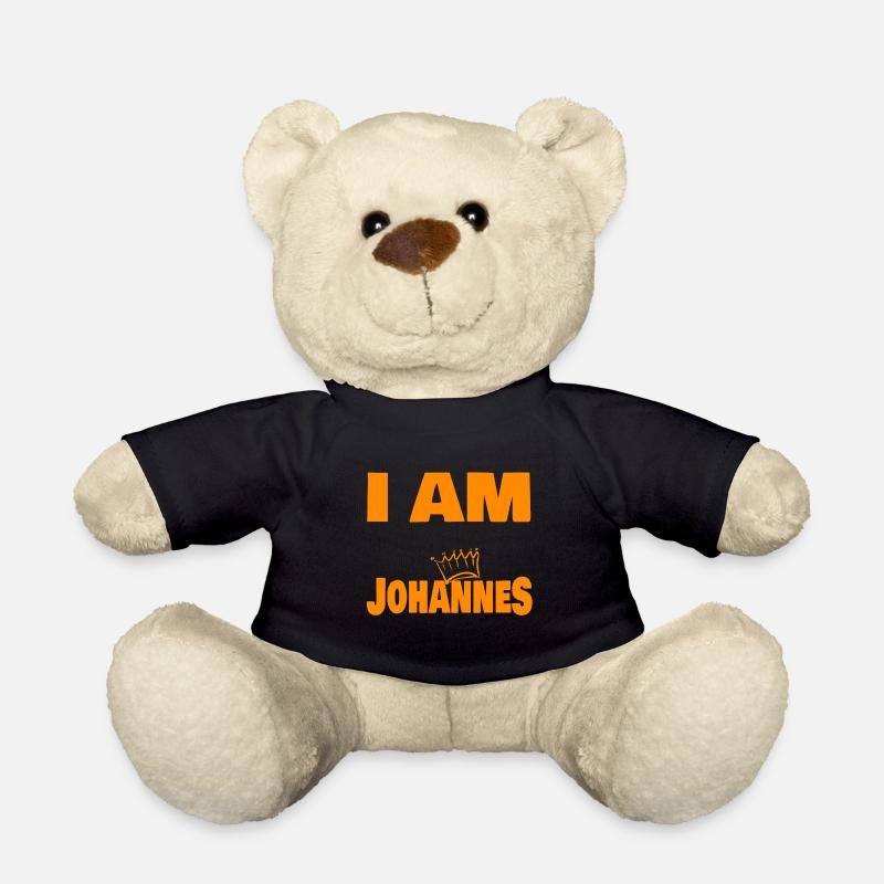 König Johannes Name - Teddy - Schwarz