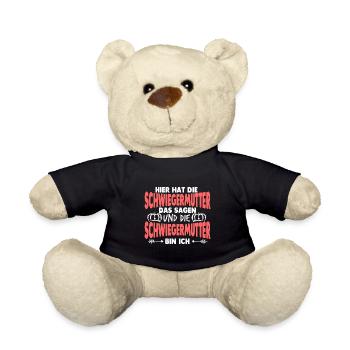 Schwiegermama Schwiegermutter - Teddy - Schwarz - Vorne