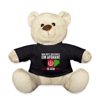 Afghanistan Afghane Afghanisches - Teddy - Schwarz - Vorne