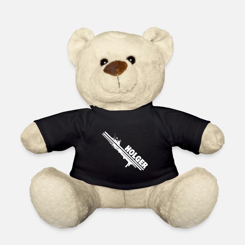 Geschenk für Holger - Teddy - Schwarz