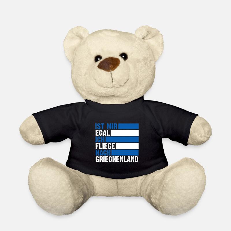 Griechen Grieche Griechenland - Teddy - Schwarz
