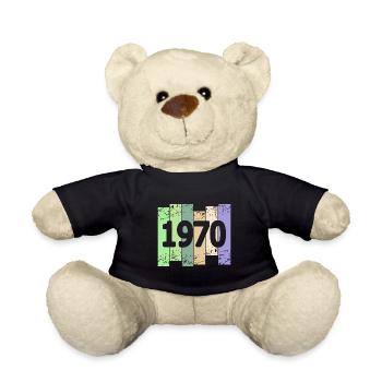 Kunstwerk 1970 - Teddy - Schwarz - Vorne