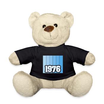 Born in 1976 - Teddy Bear - black - Front