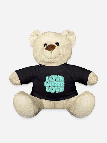 Spruch Winzer - Teddy - Schwarz