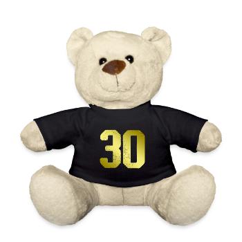 Maillot 30 Numéro - Nounours - noir - Devant