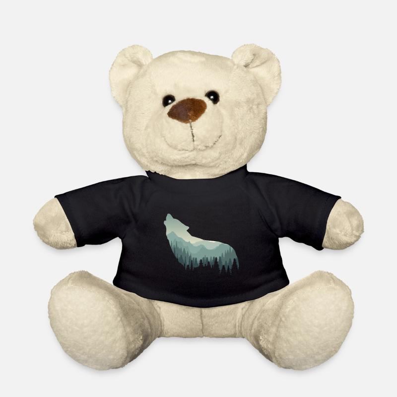 Loup - Nounours - noir