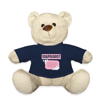 Soapologist Handmade Soap Soap Soap Maker - Teddy Bear - french navy - Front