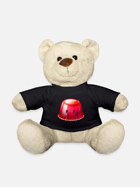Kawaii Pudding - Teddy - Schwarz