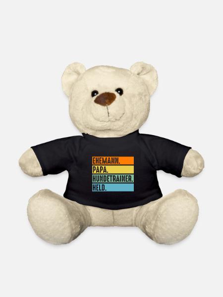 Hundetraining Vater Papa Hundeschule Hundetrainer - Teddy - Schwarz