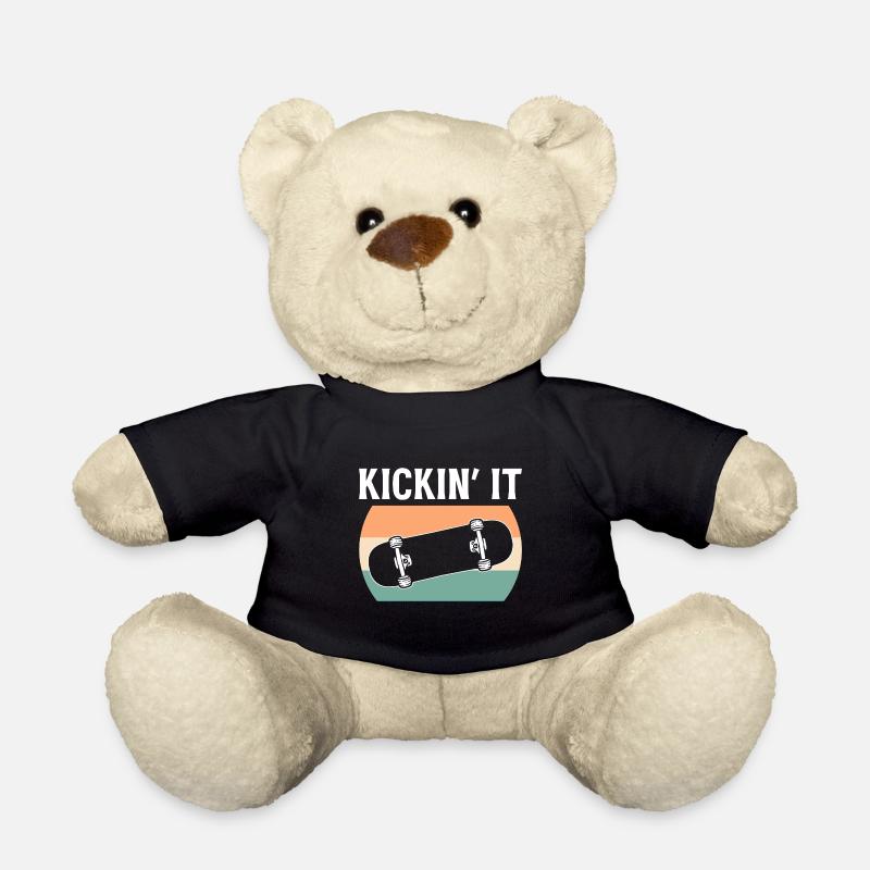 Kickin It Profi-Skater - Teddy - Schwarz