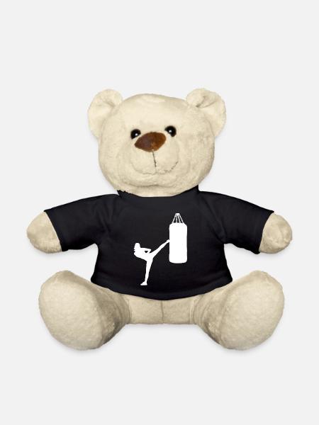 Kickboxing women - Teddy Bear - black