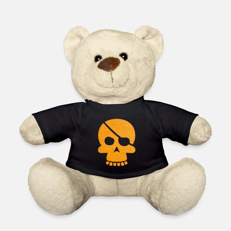Tête de mort - Nounours - noir