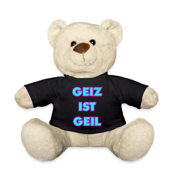 geiz ist geil - Teddy - Schwarz - Vorne