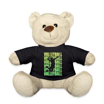 Volleyball Volleyballer Spiel - Teddy - Schwarz - Vorne