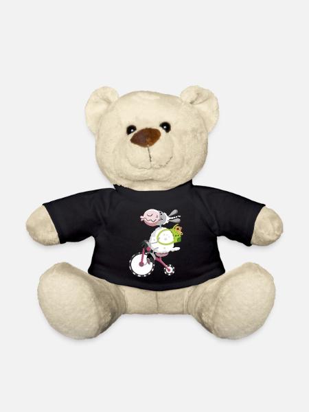 Mouton avec vélo - Nounours - noir