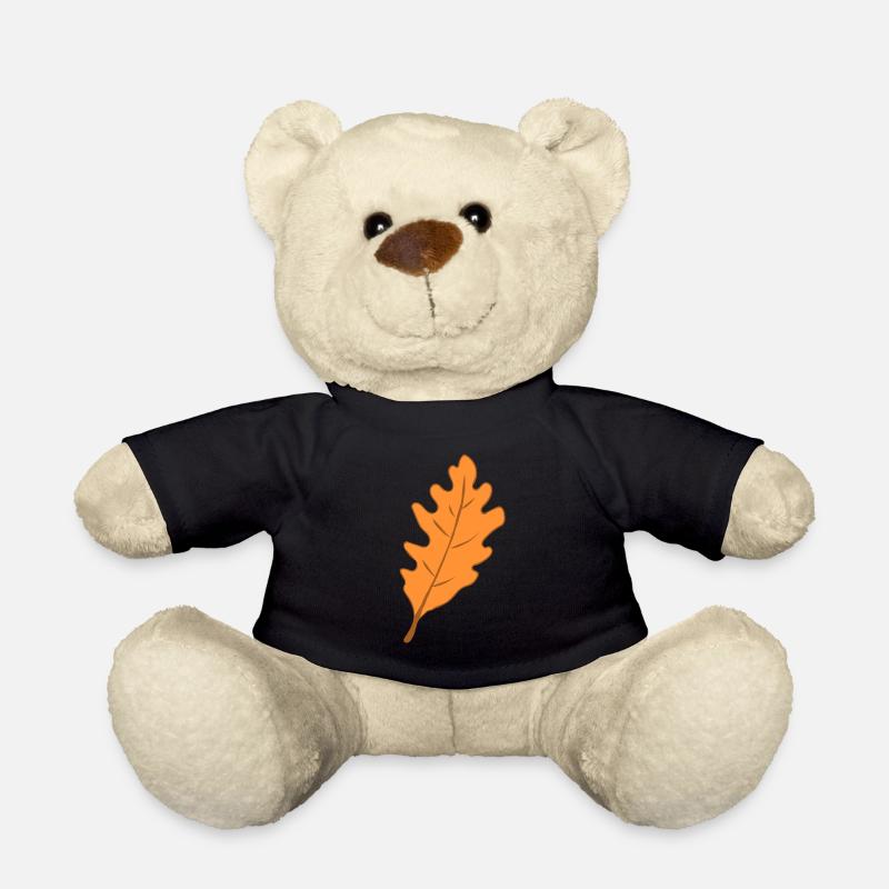 Eiche - Blatt - Herbst - Teddy - Schwarz