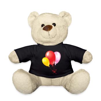 Luftballons - Teddy - Schwarz - Vorne