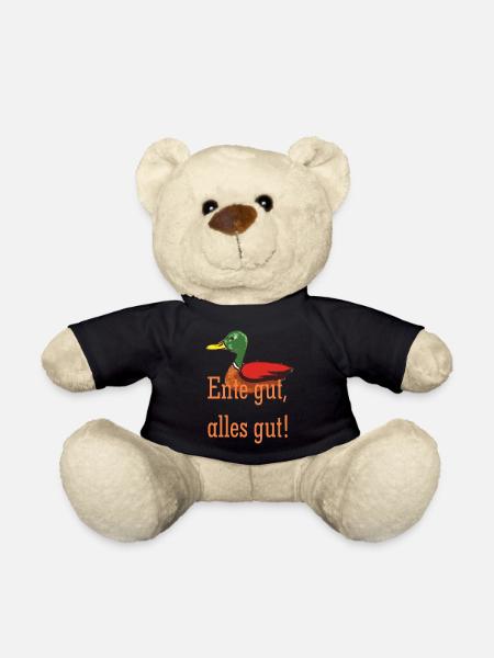 Ente gut alles gut - Teddy - Schwarz