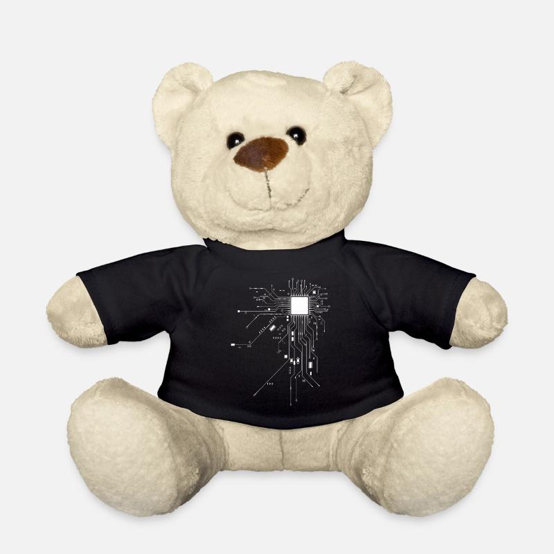 Hacker Cyberkriminalität - Teddy - Schwarz