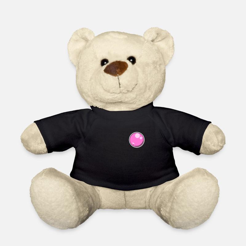 Bubble gum bubble gum bubble rétro style pop art comique - Nounours - noir