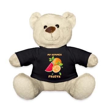 Sommer Früchte Mein Sommer - Teddy - Schwarz - Vorne
