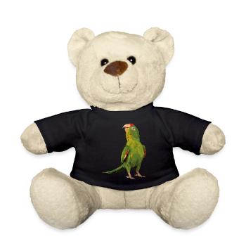 rotgesichtiger Sittich - Teddy - Schwarz - Vorne