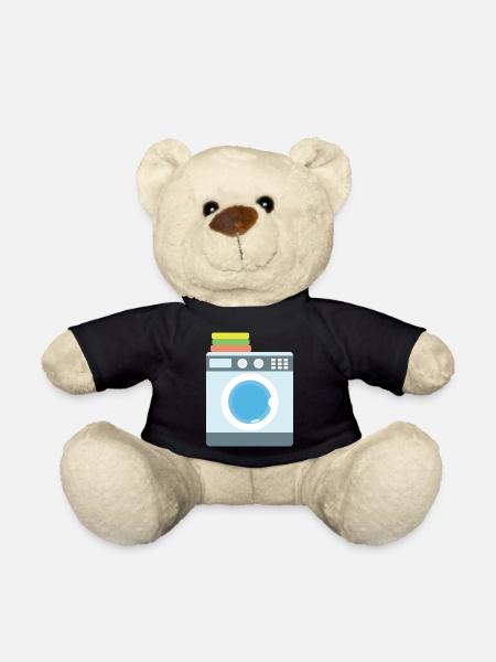 Washing machine - Teddy Bear - black