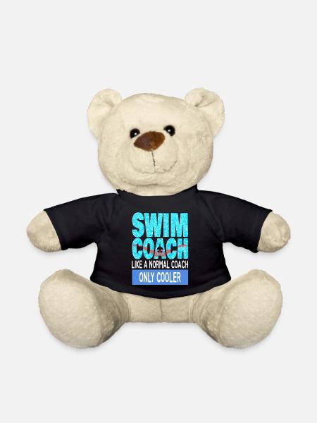 Schwimmtrainer Geschenk - Teddy - Schwarz