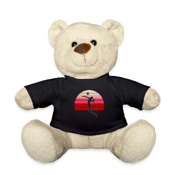Volleyball vintage - Teddy - Schwarz - Vorne