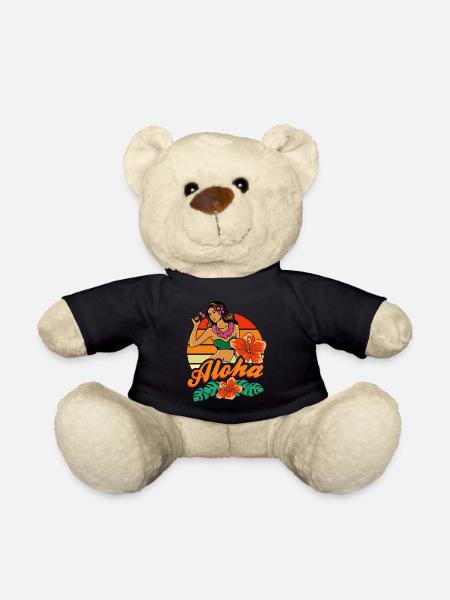 Hula Mädchen Aloha - Teddy - Schwarz
