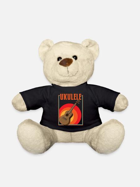 Retro Ukulele - Teddy - Schwarz