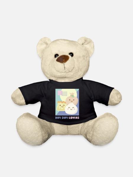 Dim Sum Lovers - Teddy Bear - black