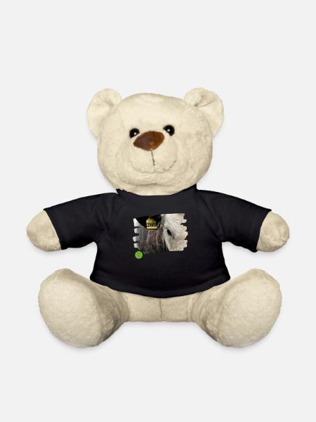 Kuh: Sieh nicht weg! - Teddy - Schwarz