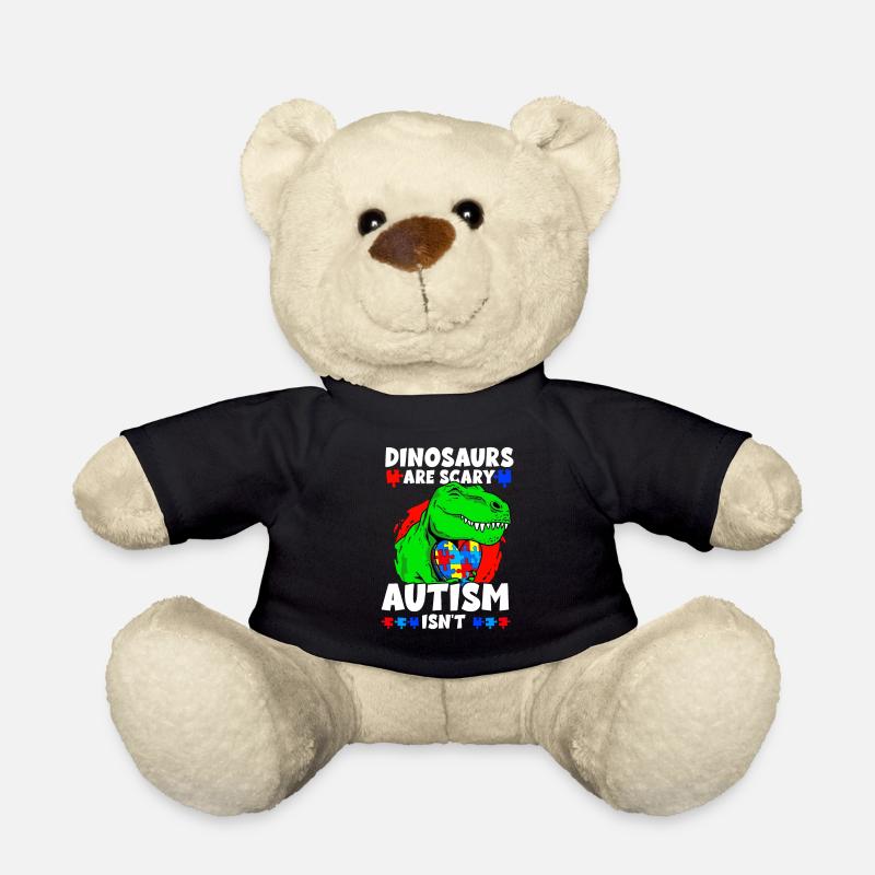 Autismus Bewusstsein - Teddy - Schwarz