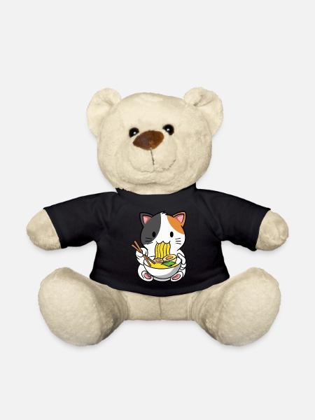 Katze Ramen Nudelsuppe - Teddy - Schwarz