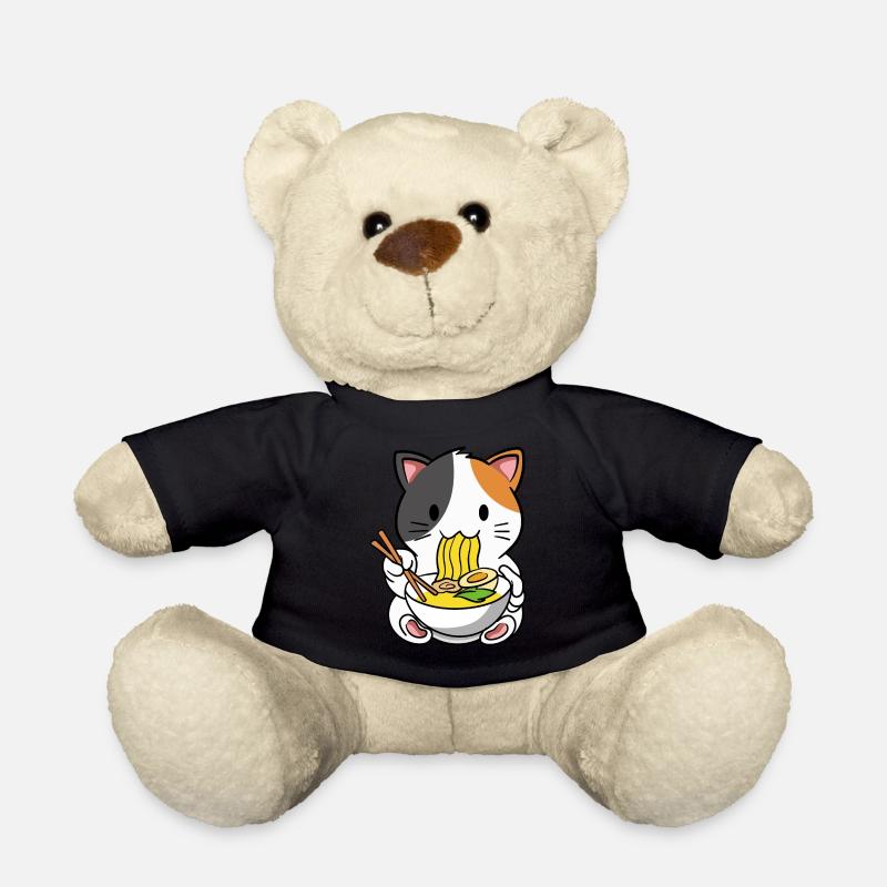 Katze Ramen Nudelsuppe - Teddy - Schwarz