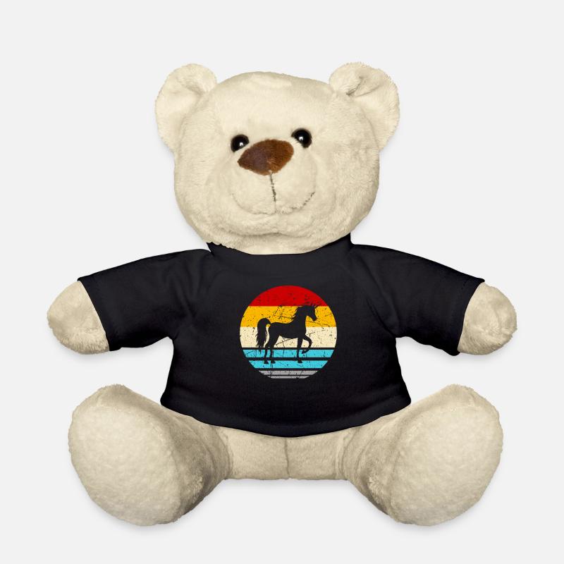 Einhorn Unicorn Einhörner - Teddy - Schwarz