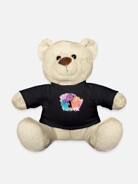 Volleyball Sport Volleyballer Frau Damen - Teddy - Schwarz