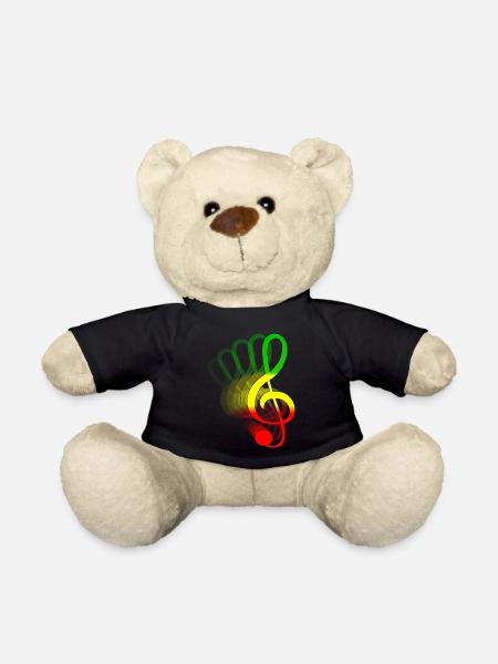 Reggae Musique Afrique Jamaica Rastafari - Nounours - noir