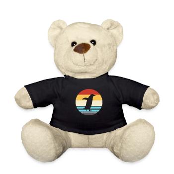 Pinguin Südpol Penguin - Teddy - Schwarz - Vorne