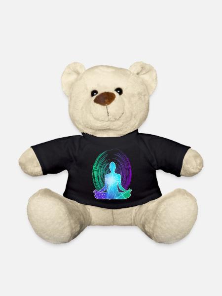 Méditation spirituelle éveil zen - Nounours - noir