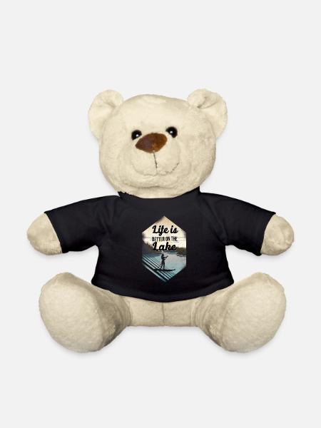 SUP Paddleboard Life Is Better On - Teddy Bear - black